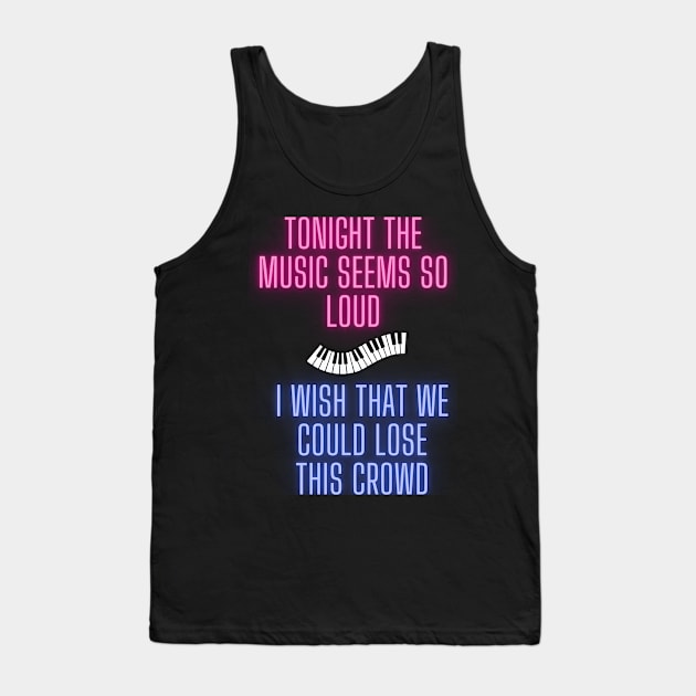 80's Careless Whisper Merch Tank Top by Seligs Music